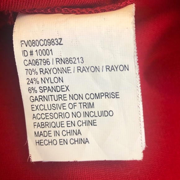 Red leather jacquet - Picture 4 of 6